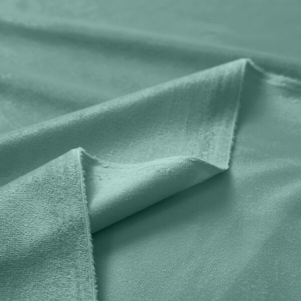 Biante Sametový závěs Velvet Premium SVP-048 Pastelová ledově zelená - šířka 135 cm 135x140 cm