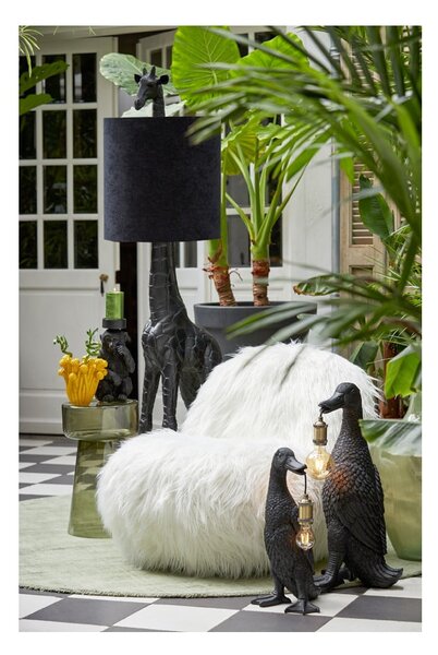 Skleněný kulatý odkládací stolek ø 30 cm Dakwa – Light & Living