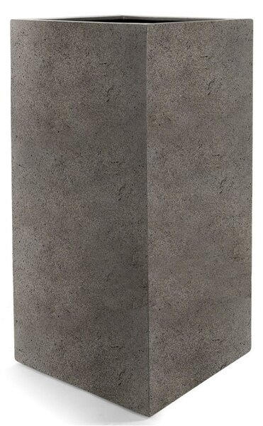 Grigio vyšší kostka, květináč Barva květináče: Natural Concrete, Rozměry: 30x30x80 cm