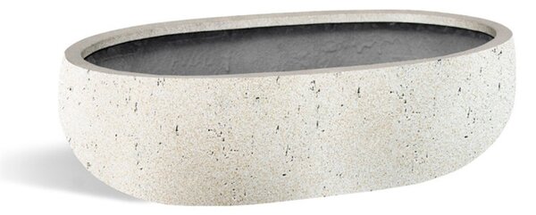 Grigio Longtail, květináč Barva květináče: Antique White, Rozměry: 45x20x15 cm