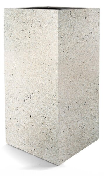 Grigio vyšší kostka, květináč Barva květináče: Antique White, Rozměry: 30x30x80 cm