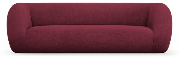 Vínová pohovka z textilie bouclé 230 cm Essen – Cosmopolitan Design