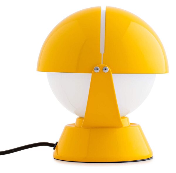 Stilnovo Buonanotte, žlutá stolní vintage lampička, 1x5W LED E14, výška 19cm