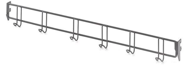 AJ Produkty Věšák k šatní stěně TRÅD, 900 mm, tmavě šedá
