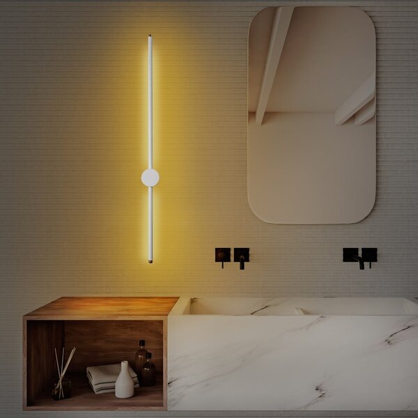 Bílé LED nástěnné svítidlo Sword – Opviq lights