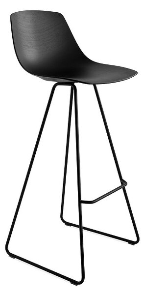 LAPALMA - Barová židle MIUNN nízká s ližinovou podnoží