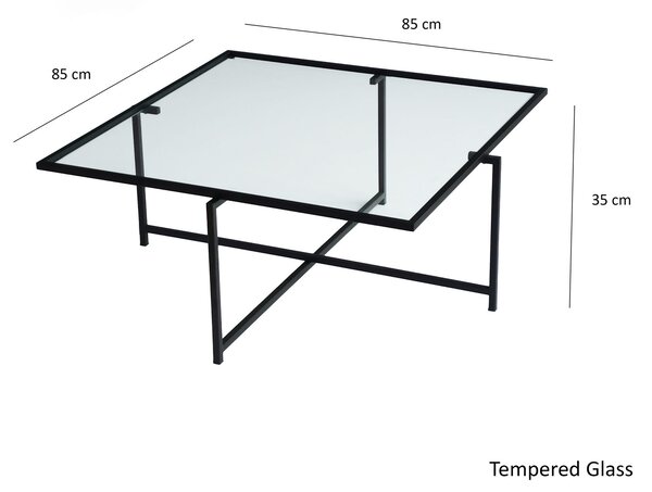 ASIR Konferenční stolek S409 černý