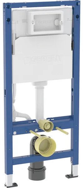 WC SET Geberit DuoFix s WC mísou Caneo, bílá + tlačítko Delta 50, bílé + izolační deska