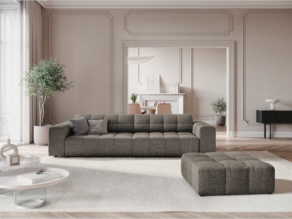 Tmavě šedá pohovka 244 cm Chicago – Cosmopolitan Design