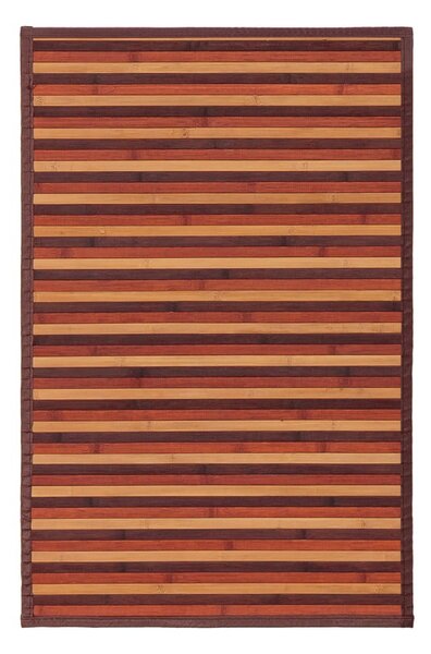 Bambusový koberec v hnědo-hořčicové barvě 60x90 cm – Casa Selección