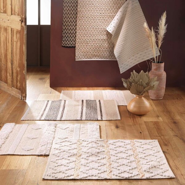 Krémový pratelný koberec 60x90 cm Silves – douceur d'intérieur