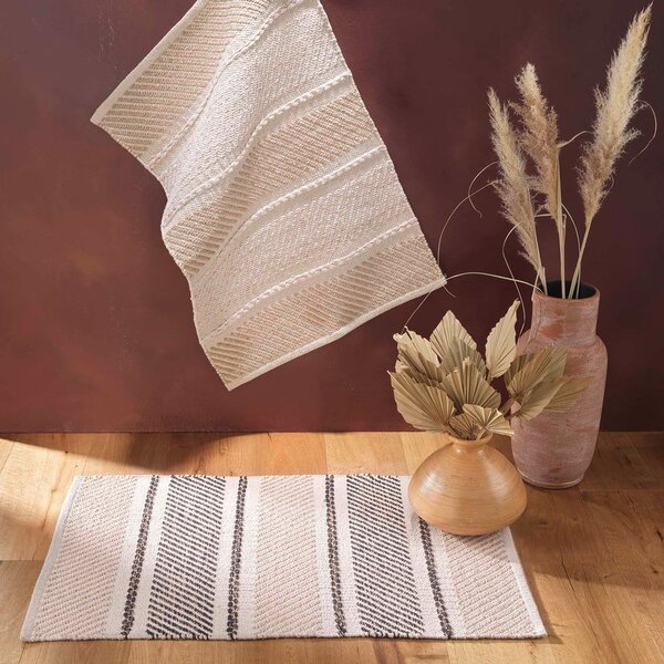 Krémový pratelný koberec 60x90 cm Silves – douceur d'intérieur