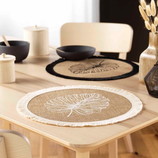Prostírání z juty ø 38 cm Mogador – douceur d'intérieur
