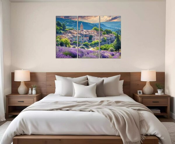 Obraz na plátně Vesnice v Provence