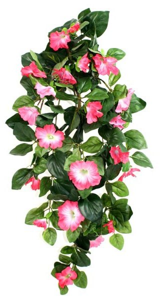 MF Umělá rostlina Petunie převis (80cm) - růžová