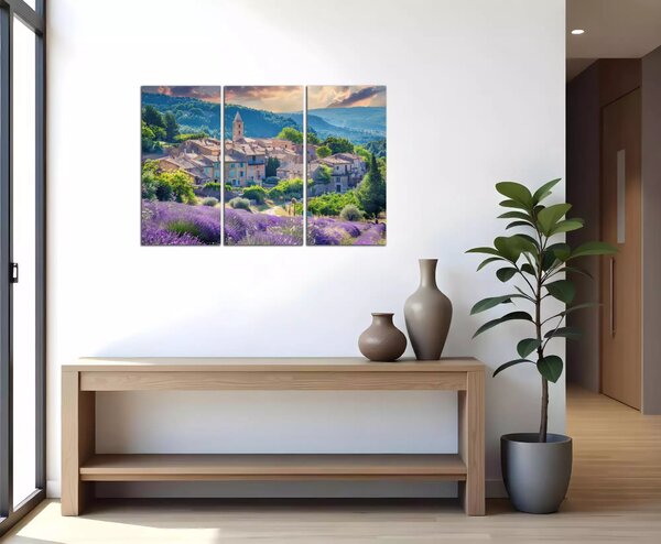 Obraz na plátně Vesnice v Provence