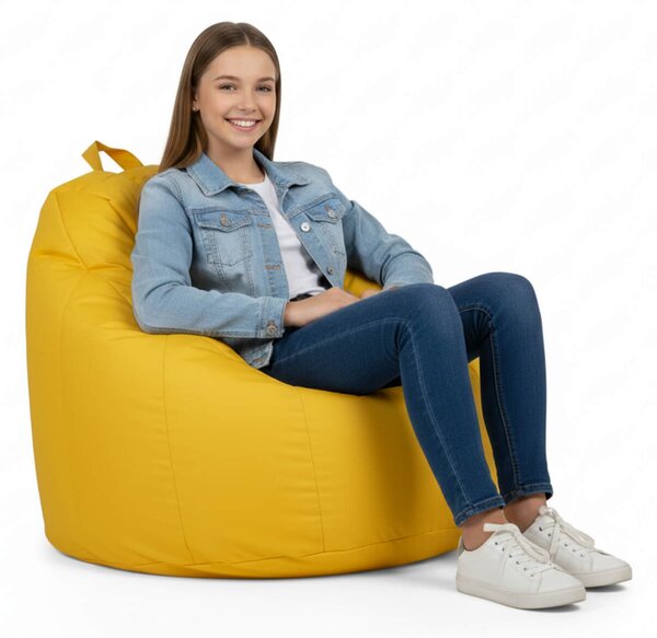 Sedací křeslo Primabag Simeone polyester žlutá