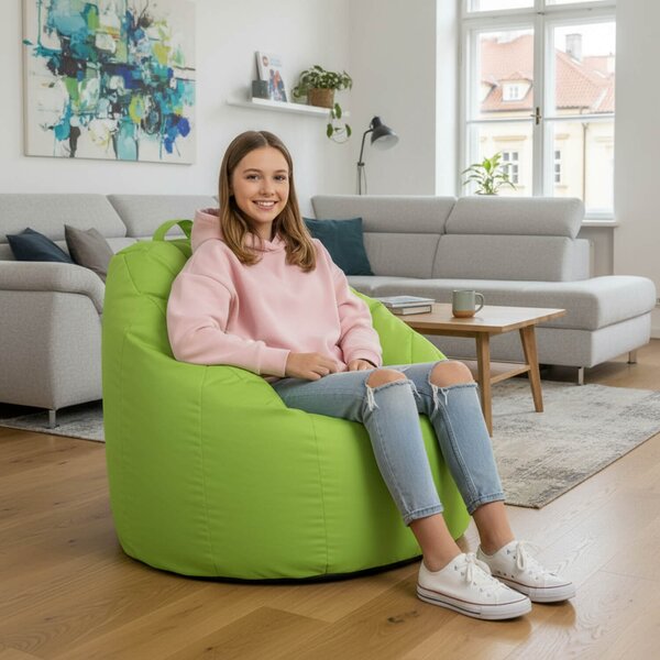 Sedací křeslo Primabag Simeone polyester limetka
