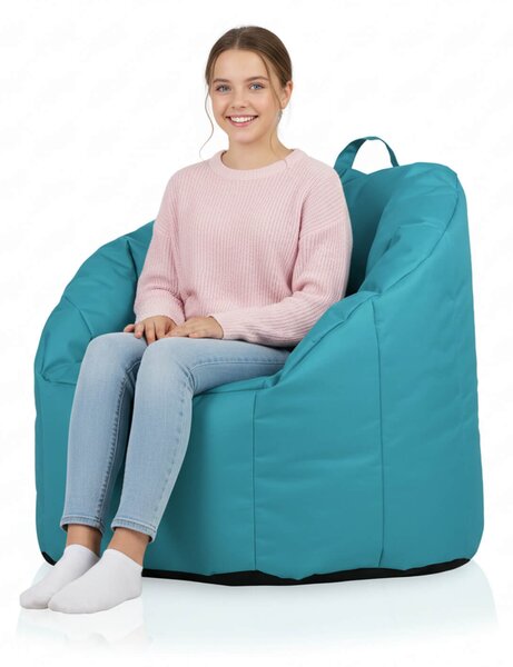 Sedací křeslo Primabag Simeone polyester tyrkysová