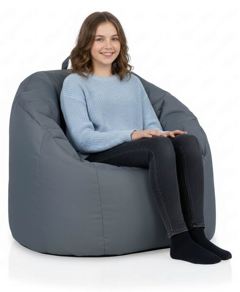 Sedací křeslo Primabag Simeone polyester tmavě šedá