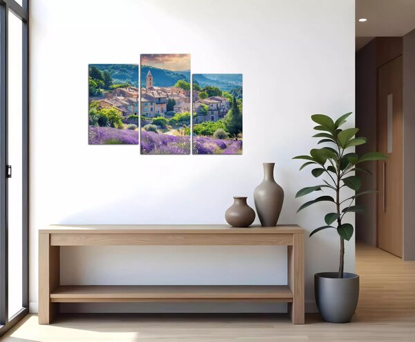 Obraz na plátně Vesnice v Provence