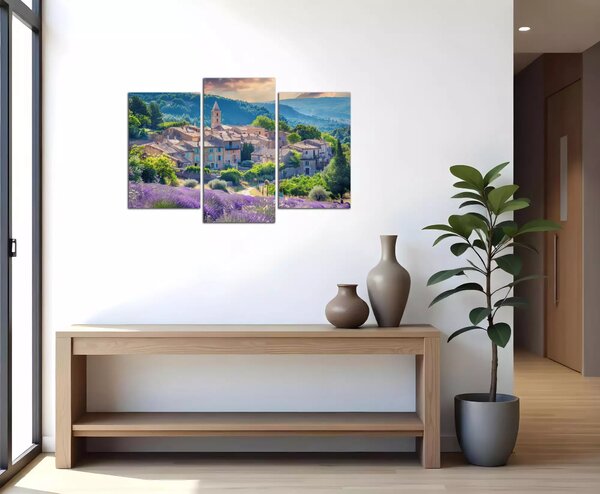 Obraz na plátně Vesnice v Provence