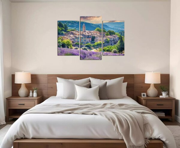 Obraz na plátně Vesnice v Provence