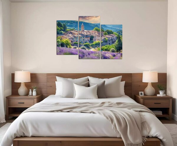 Obraz na plátně Vesnice v Provence