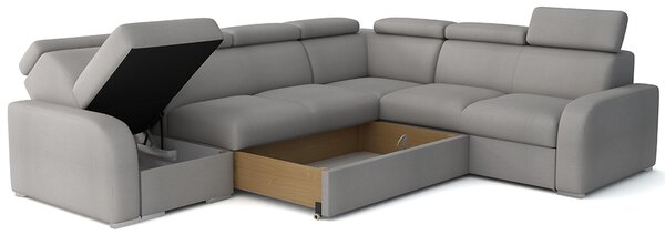 Sedací souprava OSLO L | 315x250 | rozkládací + 2x úložný prostor | VÝBĚR TKANIN