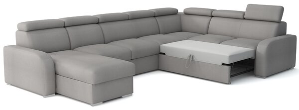 Sedací souprava OSLO U | 170x380x250 | rozkládací + 3x úložný prostor | VÝBĚR TKANIN