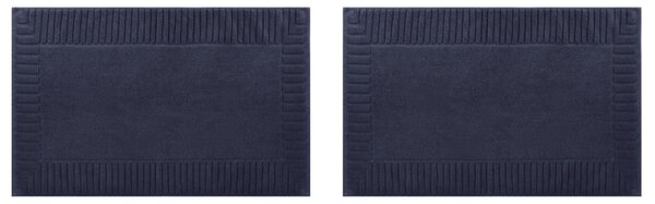Livarno® Froté koupelnová předložka, 2 ks. (modrá) (100408851001)