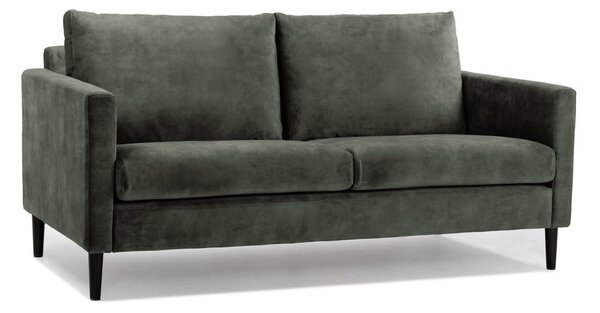 Zelenošedá sametová pohovka 153 cm Adagio - Scandic