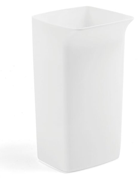 AJ Produkty Odpadkový koš ALFRED, 40 l, bílý