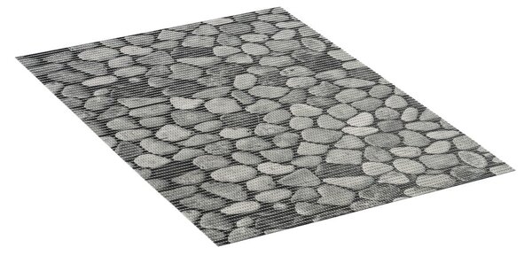 Šedá plastová koupelnová předložka 50x80 cm Sassi – Wenko