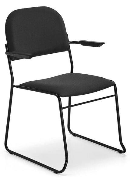 AJ Produkty Židle DAWSON, s područkami, černá