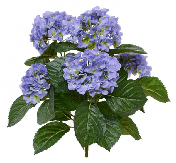 MF Umělá rostlina Hortenzie (40cm) - modrá