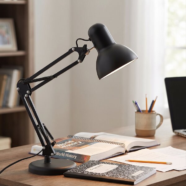 Toolight Toolight, JNH042-1TD, stolní lampa s nastavitelným ramenem, kreslířský styl, 1× E27, černá, OSW-56233