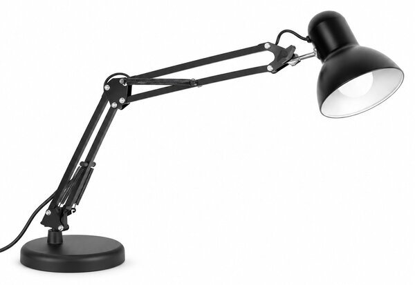 Toolight Toolight, JNH042-1TD, stolní lampa s nastavitelným ramenem, kreslířský styl, 1× E27, černá, OSW-56233