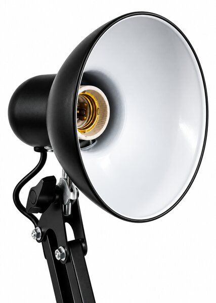 Toolight Toolight, JNH042-1TD, stolní lampa s nastavitelným ramenem, kreslířský styl, 1× E27, černá, OSW-56233