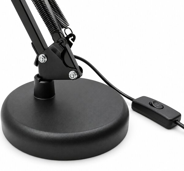 Toolight Toolight, JNH042-1TD, stolní lampa s nastavitelným ramenem, kreslířský styl, 1× E27, černá, OSW-56233