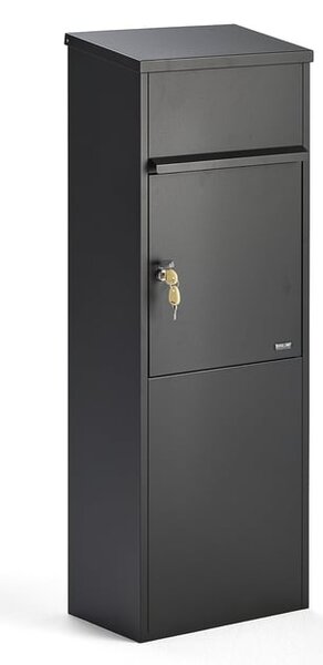 AJ Produkty Poštovní schránka PARCEL, 1050x380x230 mm, černá