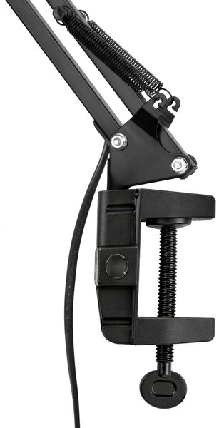Toolight Toolight, JNH043-1TD, stolní lampa 2v1 s podstavcem a svorkou, 1× E27, černá, OSW-56234