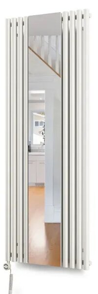 TERMA Rolo Mirror E elektrický designový radiátor se zrcadlem