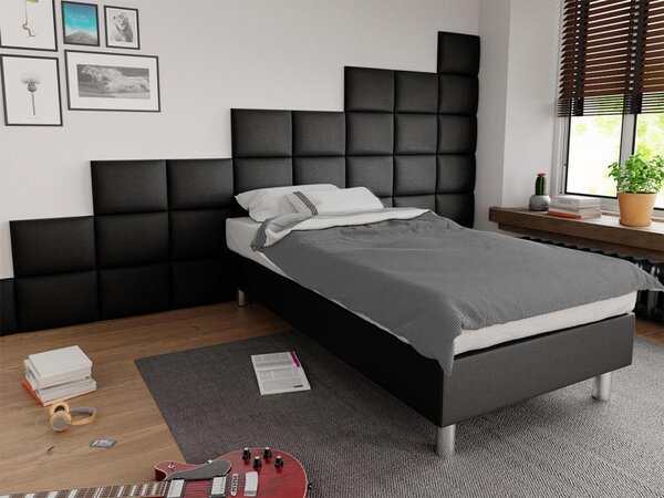 Čalouněný nástěnný panel Pag 40x30, Barva látek:: ekokůže Soft 011 (černá) 5903211019708