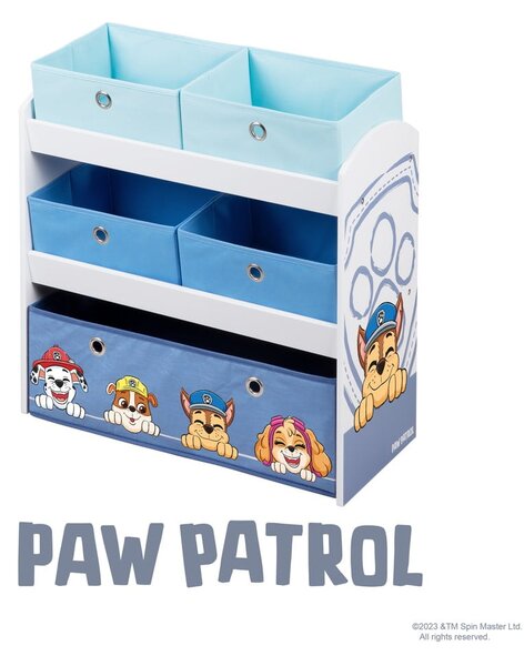 Dětský organizér na hračky 63.5x29.5x67 cm Paw Patrol – Roba