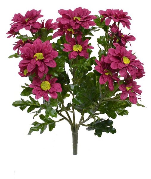 MF Umělá rostlina Chryzantéma (35cm) - bordó