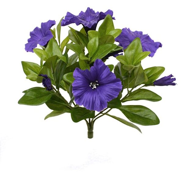 MF Umělá rostlina Petunie (25cm) - modrá