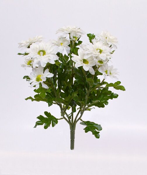 MF Umělá rostlina Chryzantéma (35cm) - krémová