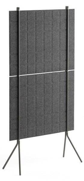 AJ Produkty Paraván SPLIT, 800x1500 mm, tmavě šedý