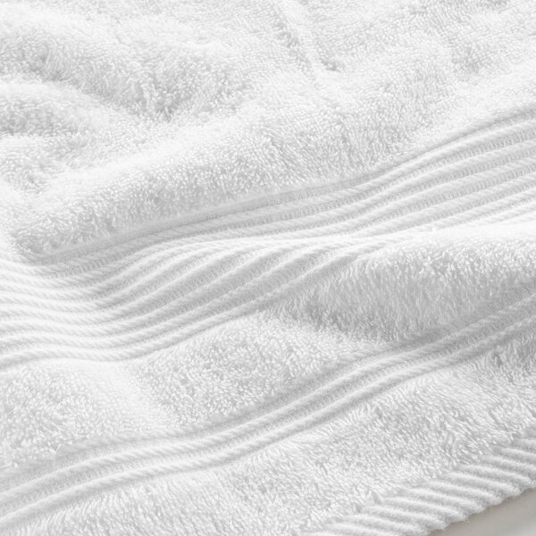 Bílá froté bavlněná osuška 70x130 cm Tendresse – douceur d'intérieur